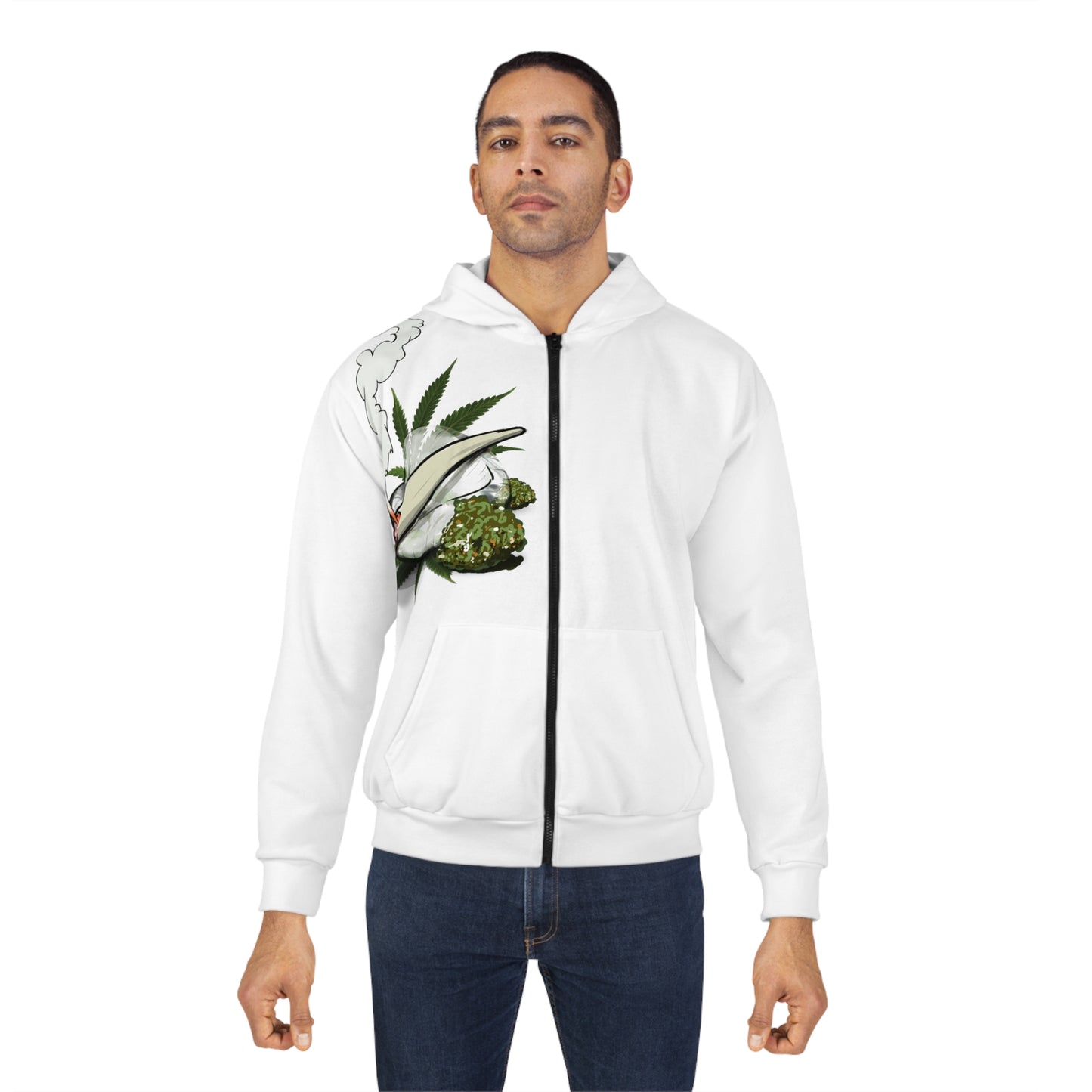 Blunt Unisex Zip Hoodie (AOP)