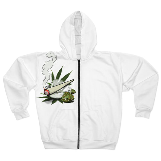 Blunt Unisex Zip Hoodie (AOP)